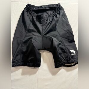Black Athletic Cycling Shorts with Padded Comfort